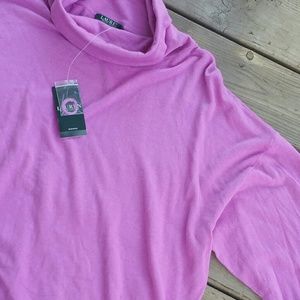 NWT RL 3X lilac turtleneck